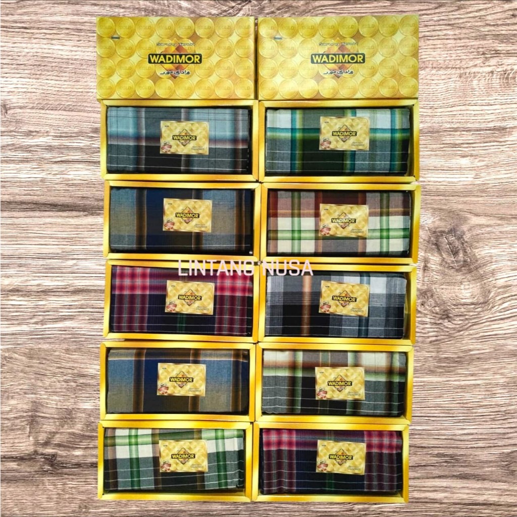 Sarung Wadimor Premium Jumbo Adem Motif Kombinasi