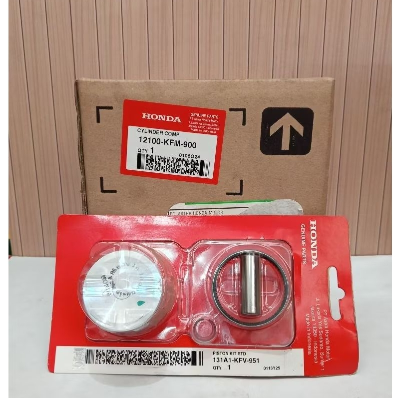 Blok Seher KFM + Piston Kit STD Set KFM Supra Fit, Revo Karbu, Legenda Original ORI