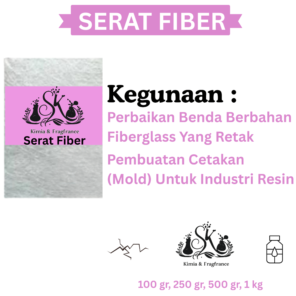 Serat Fiber / Serat Fiberglass / Mat Fiber
