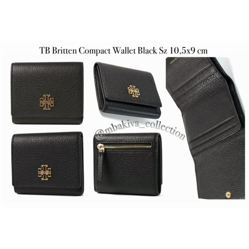 TB Britten Compact Wallet Black
