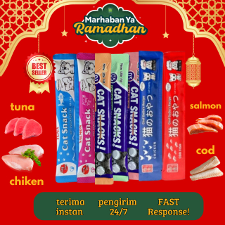 Sweetiepie 800gr SNACK KUCING LING LING  Snack Kucing 40 Pcs Cemilan Kucing Bergizi Cat Snack Creamy