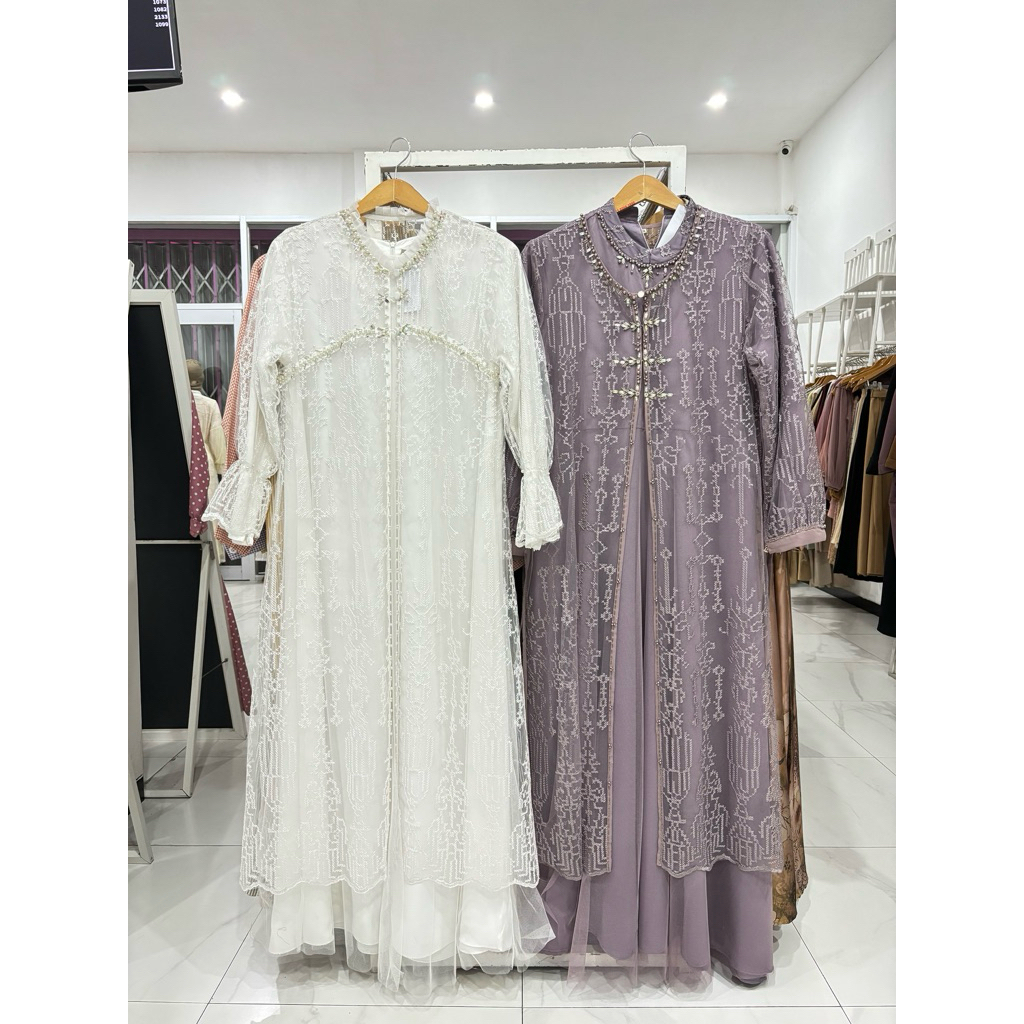 gamis brukat outer