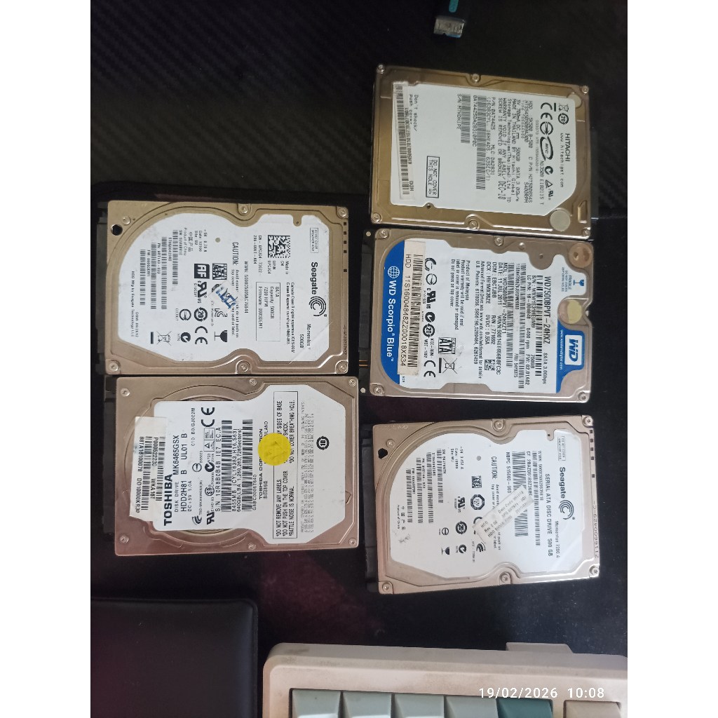 hdd 2.5 laptop rusak 500GB & 1TB