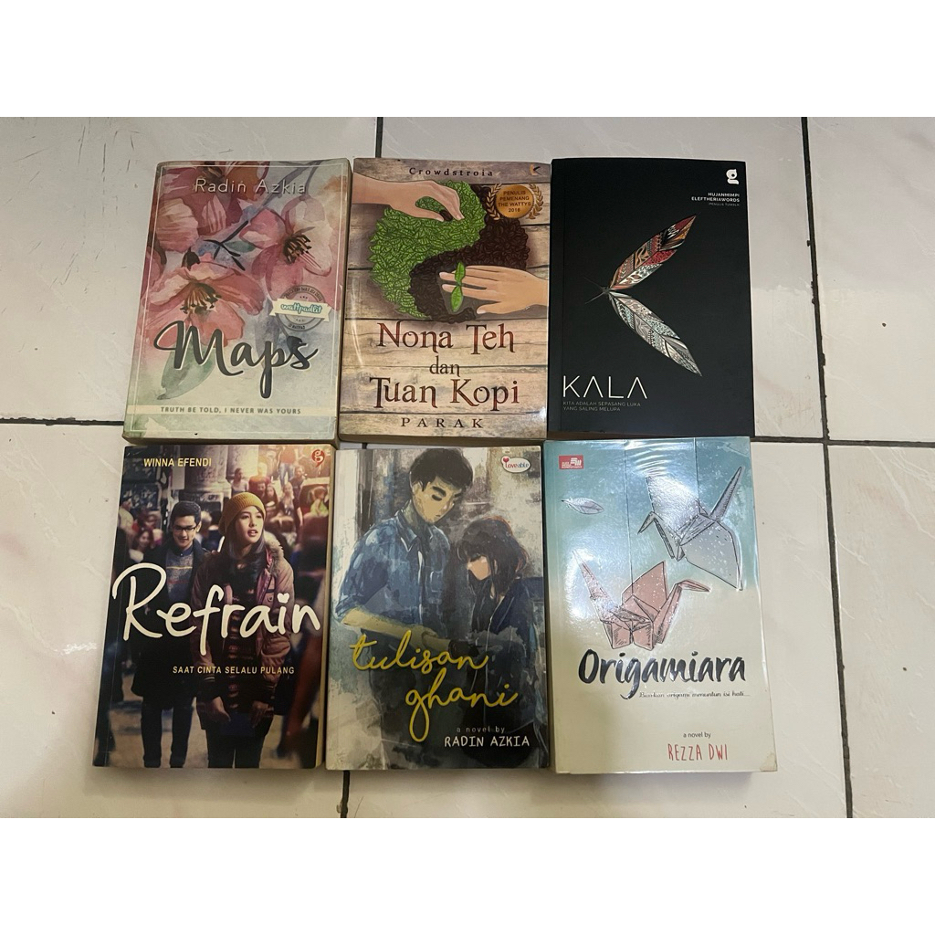 Preloved Novel Indonesia Tentang Kamu Tere Liye Radin Azkia