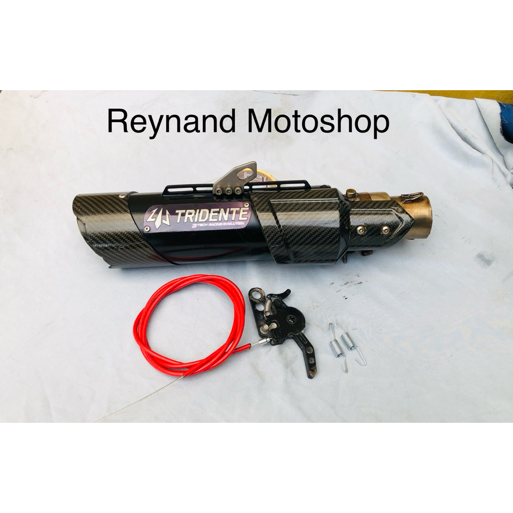 Knalpot Tridente ronin katana spartan gp3 ronin musashi tridente f20 tridente f19