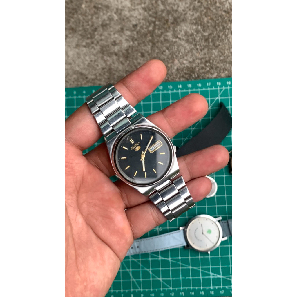 SEIKO 5 Transparan PLUS SEIKO 7025 BOOKING
