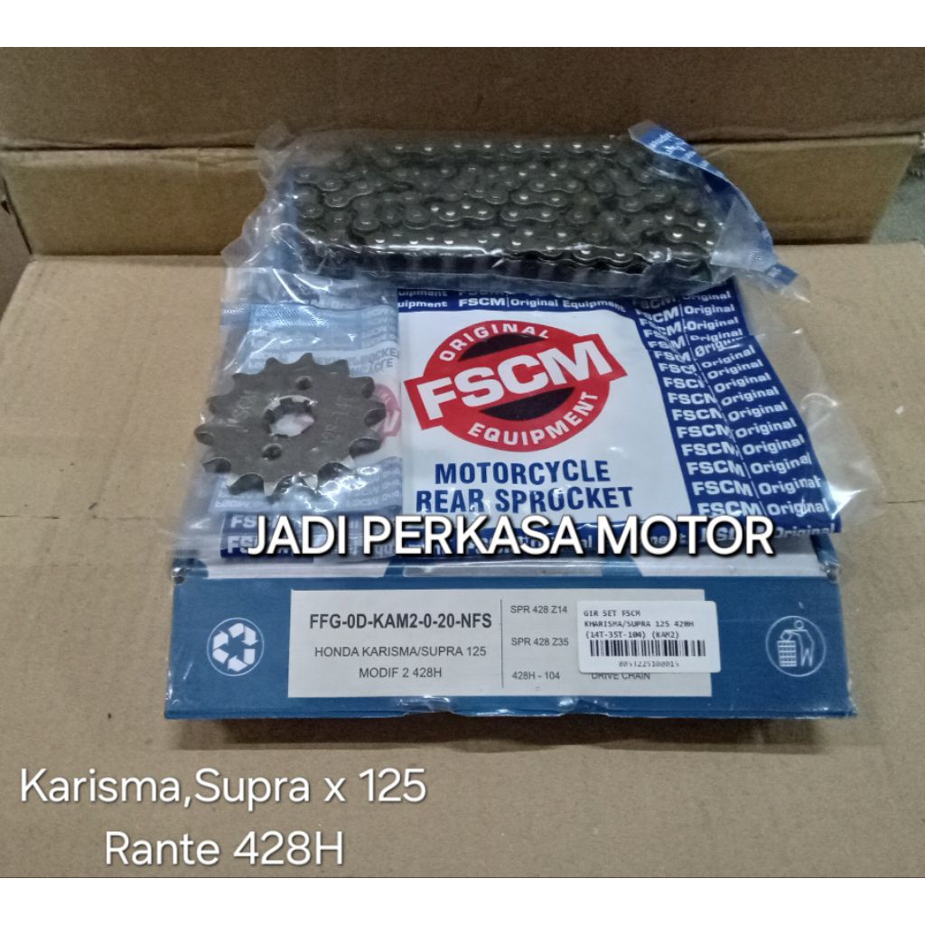 Girset FSCM Biru Karisma 428H