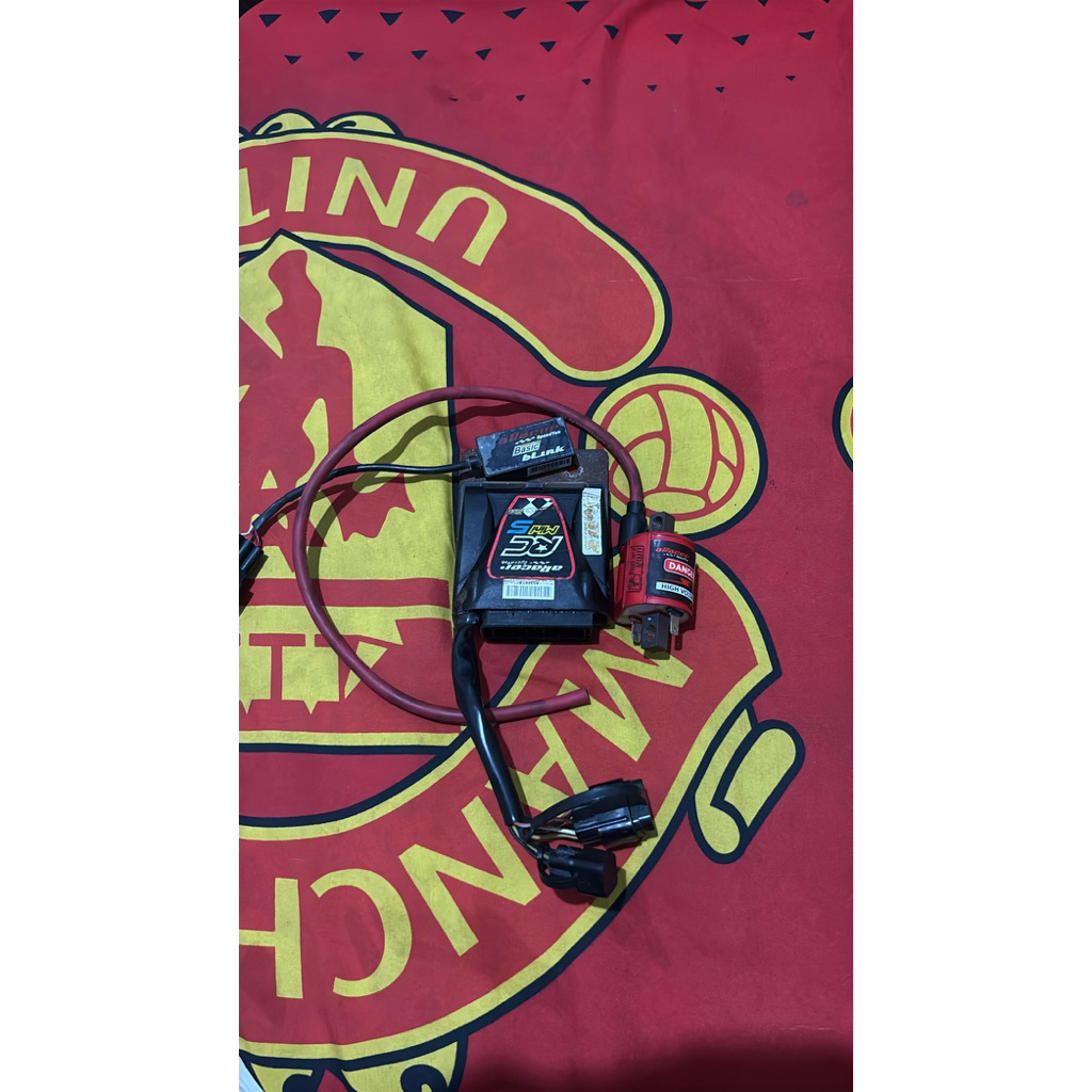 ecu aracer vespa matic mini 5 set koil dan blink