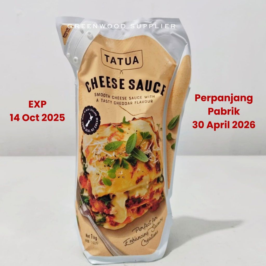 [EXTENSION] Tatua Cheese Sauce 1KG / Saus Keju Tatua 1KG (Halal)