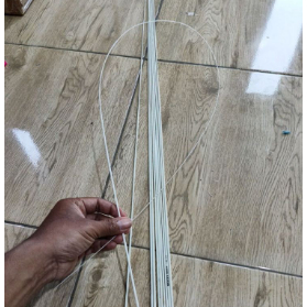 Fiber Bahan Joran Super Lentur - 100 cm Putih