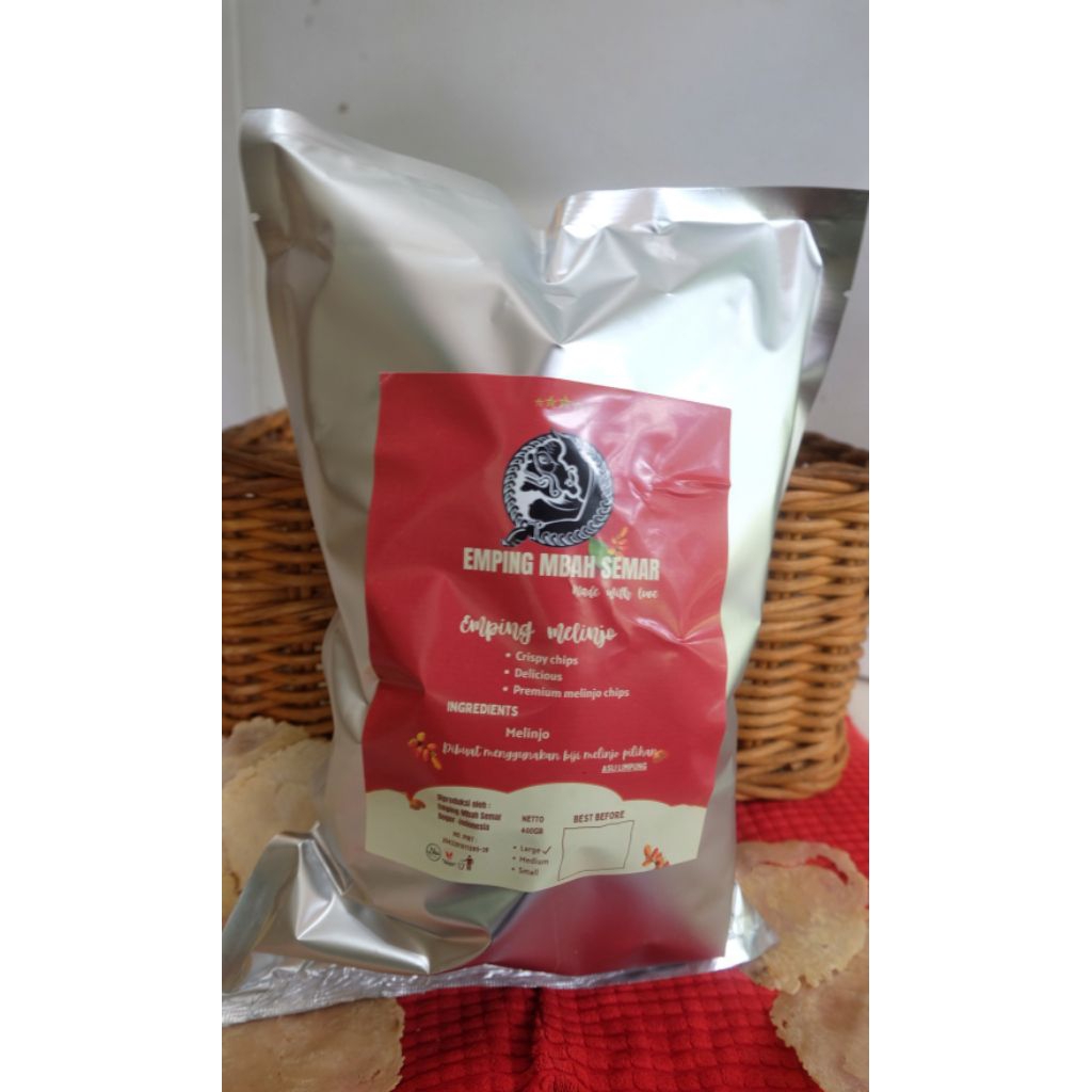 emping melinjo 1 kg Emping Melinjo  melinjo emping seger emping premium emping limpung emping kering