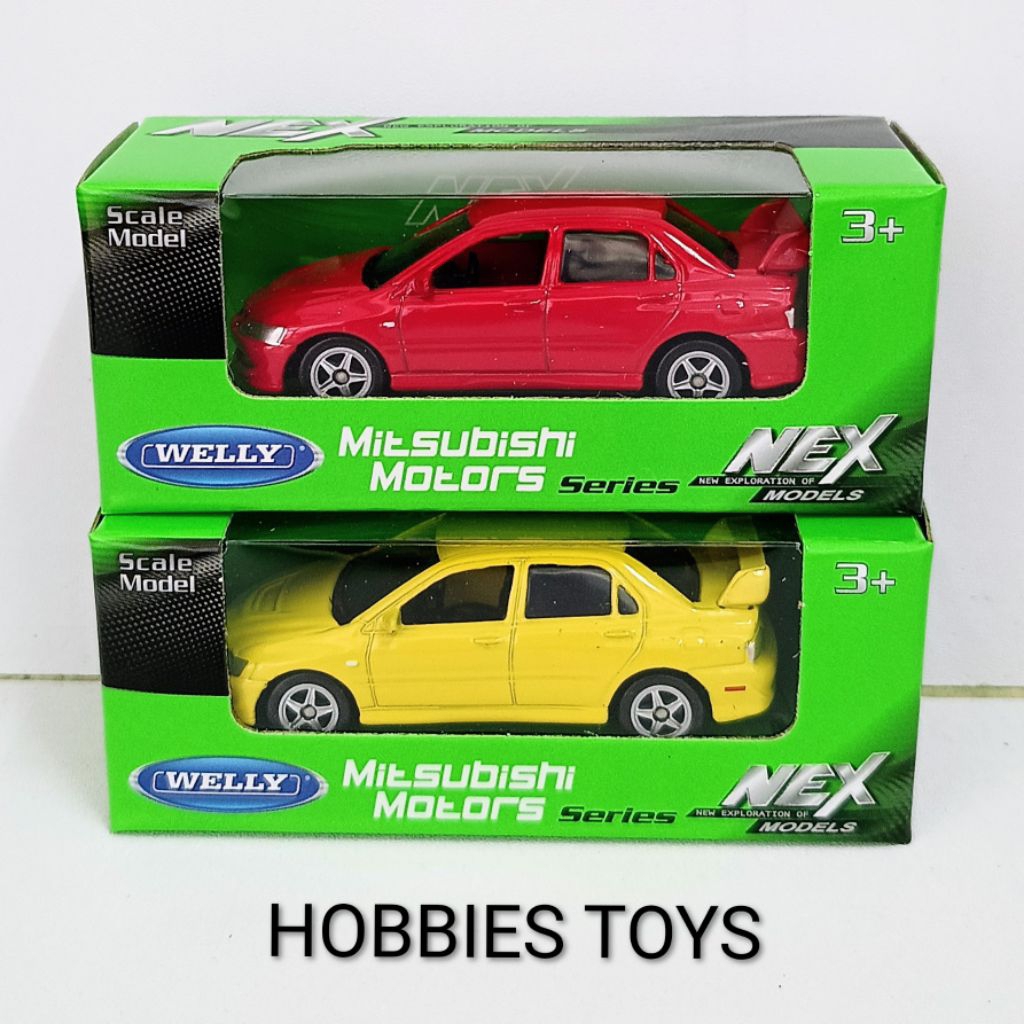 Diecast WELLY NEX 1:60 Mitsubishi Lancer Evolution VIII