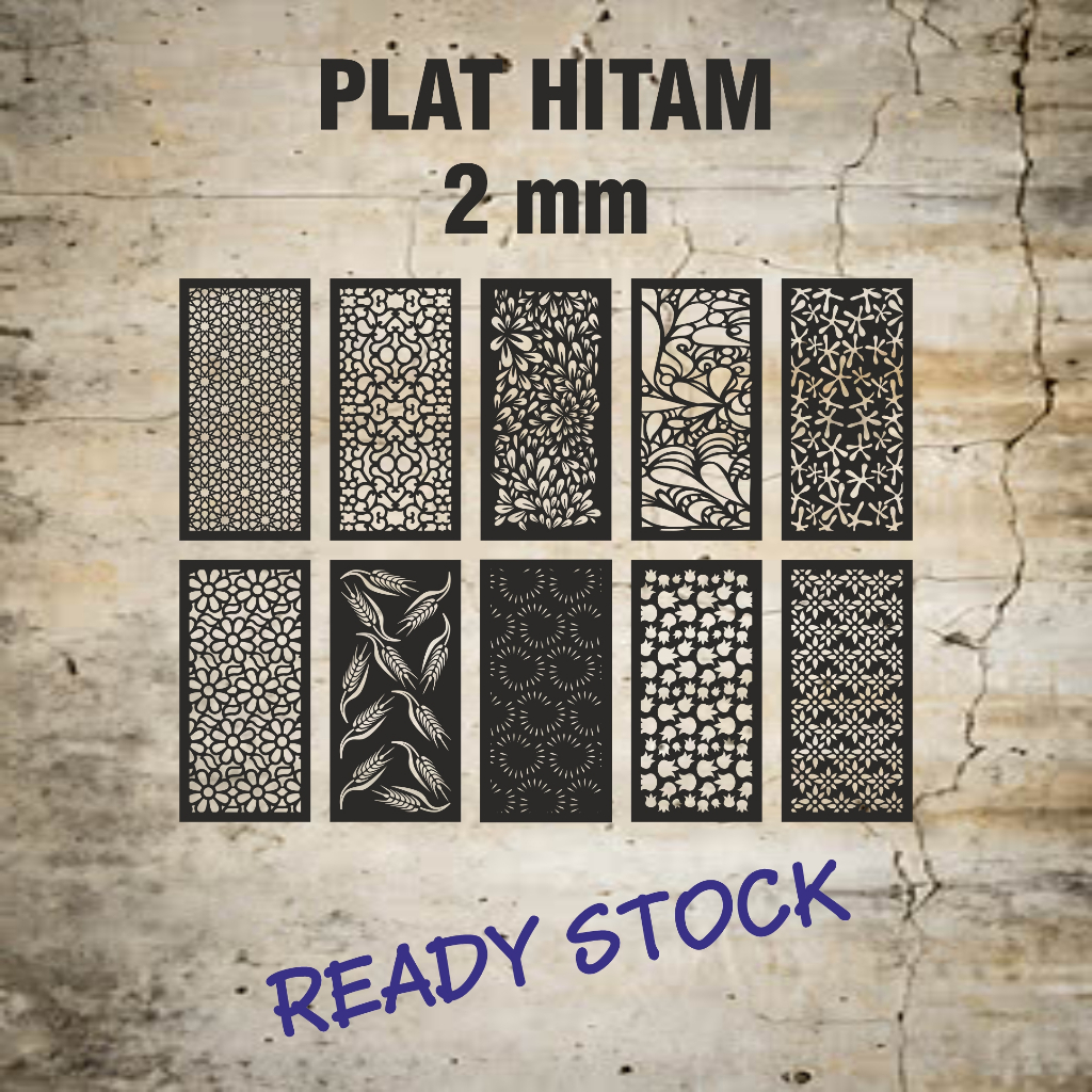 Laser Plat Pagar, Ornamen Pagar, Krawangan, Laser Cnc, Plat Cutting, Laser Cutting, Plat Pagar 40 x 