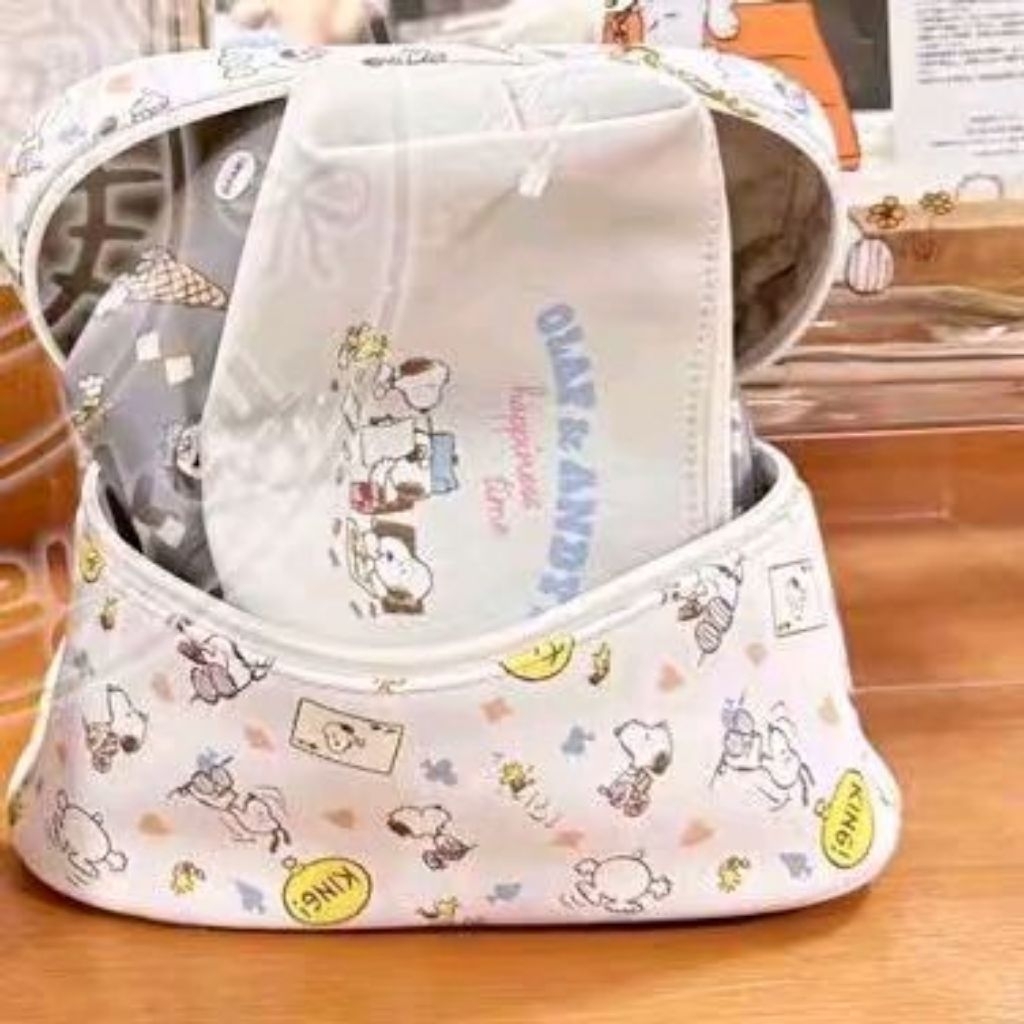 Snoopy Starlux OriPeanuts Pouch Cosmetic Case Tas Penyimpanan Serbaguna Snoopy Peanuts Ready New