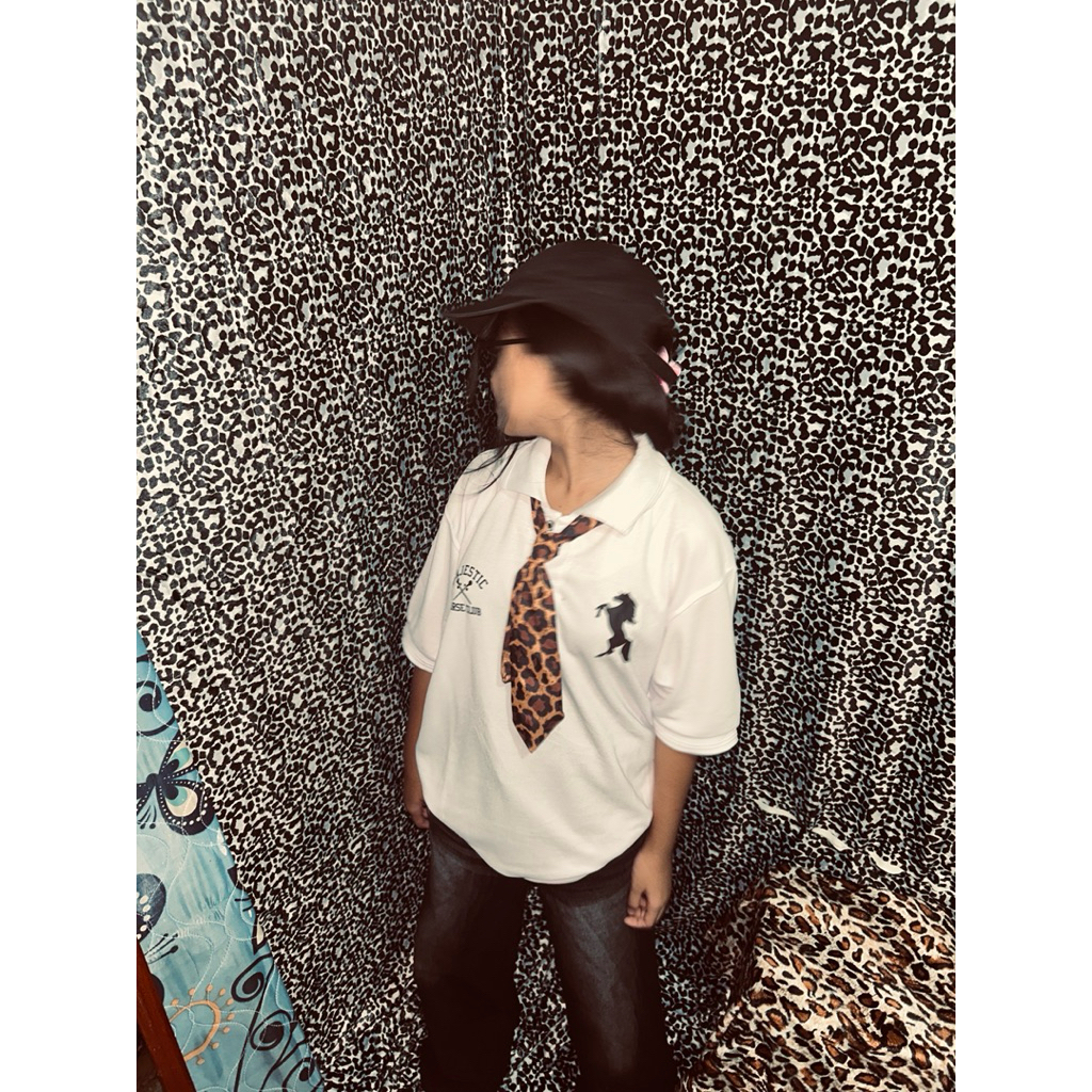 Dasi Leopard | Dasi Nanami Kento | Dasi Kantor Motif Leopard | Dasi Jujutsu Kaisen Leopard