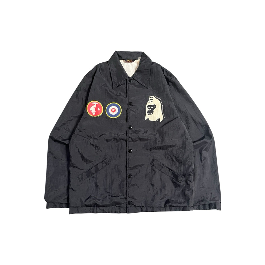 Vintage 90s A Bathing Ape General Coach Jacket
