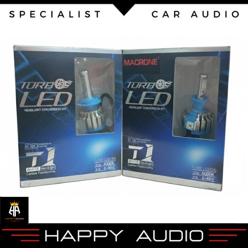 Lampu mobil LED T1 TURBO H7 H3 35 Watt 6000k T1 Turbo lampu Led