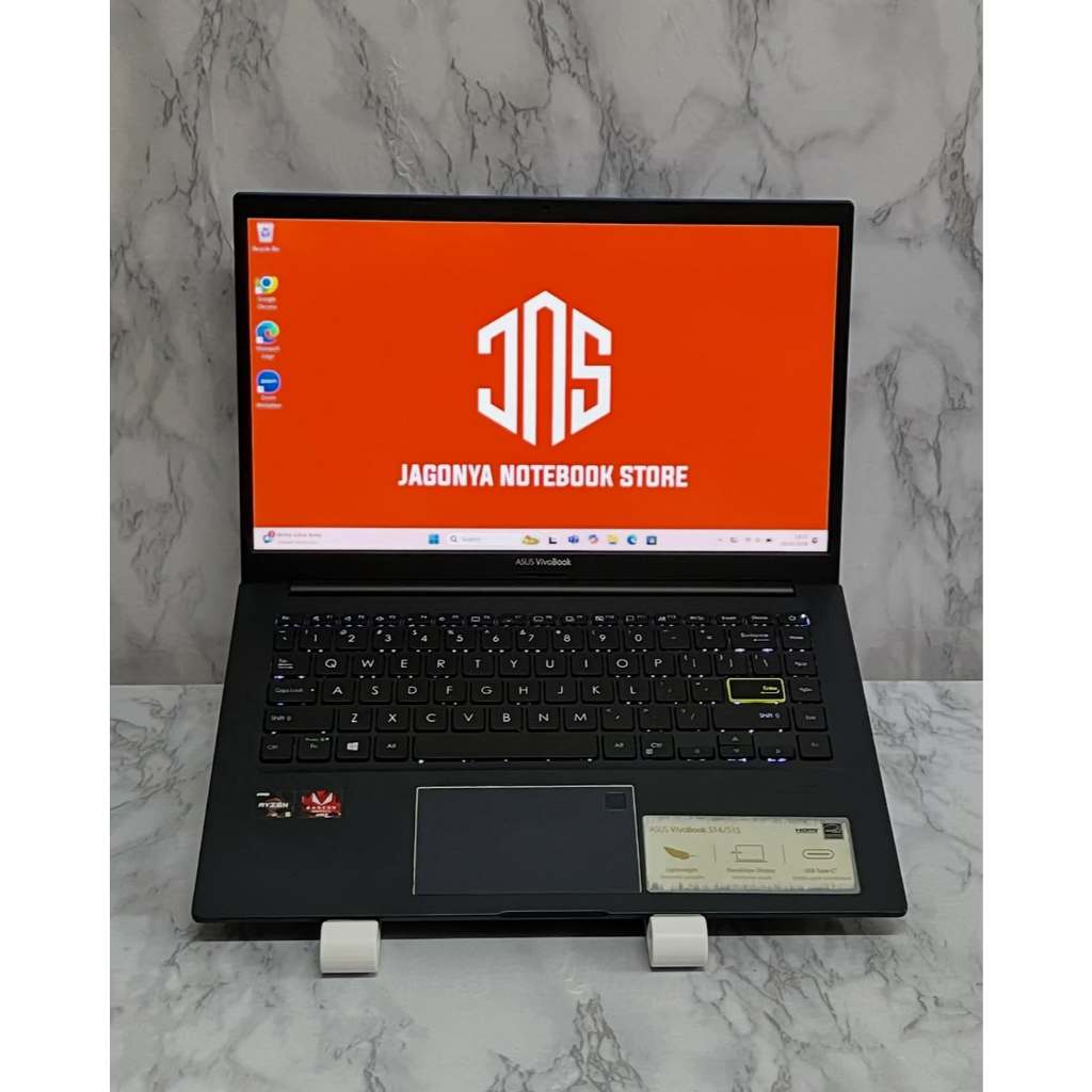 ASUS VIVOBOOK M413DA Ryzen 5 3500U RAM 8GB SSD 512GB Layar 14 IPS FHD