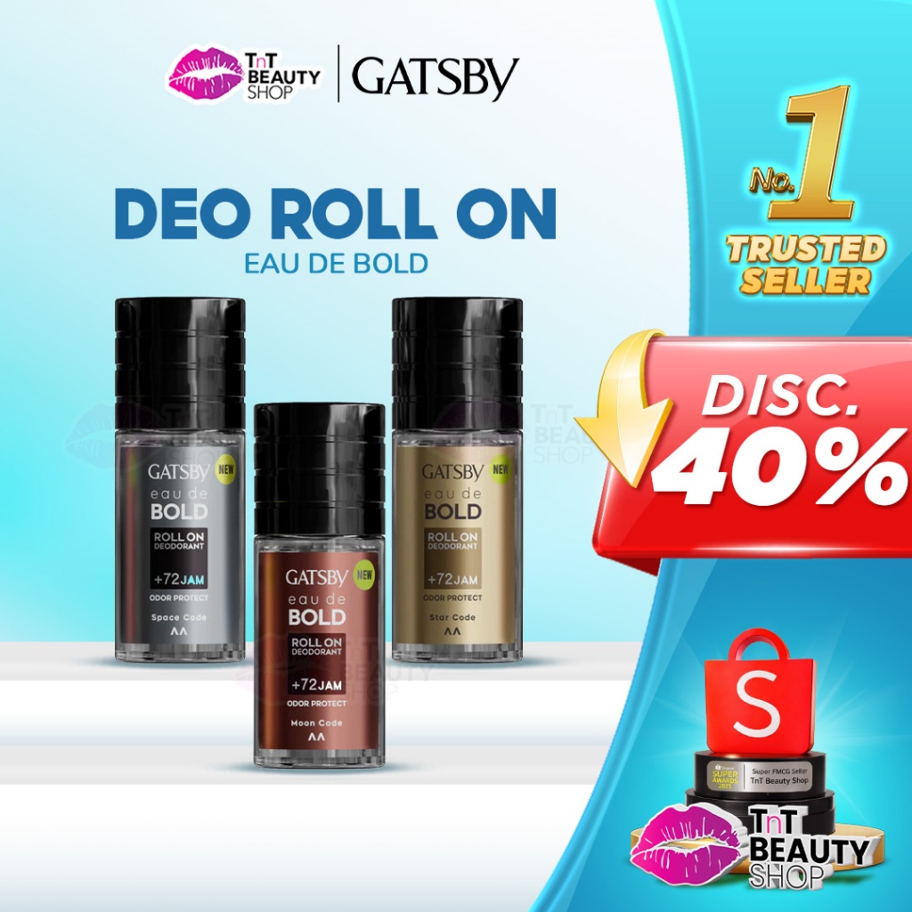 Gatsby Eau de Bold Deo Roll on 50 ml  | TnT Beauty Shop