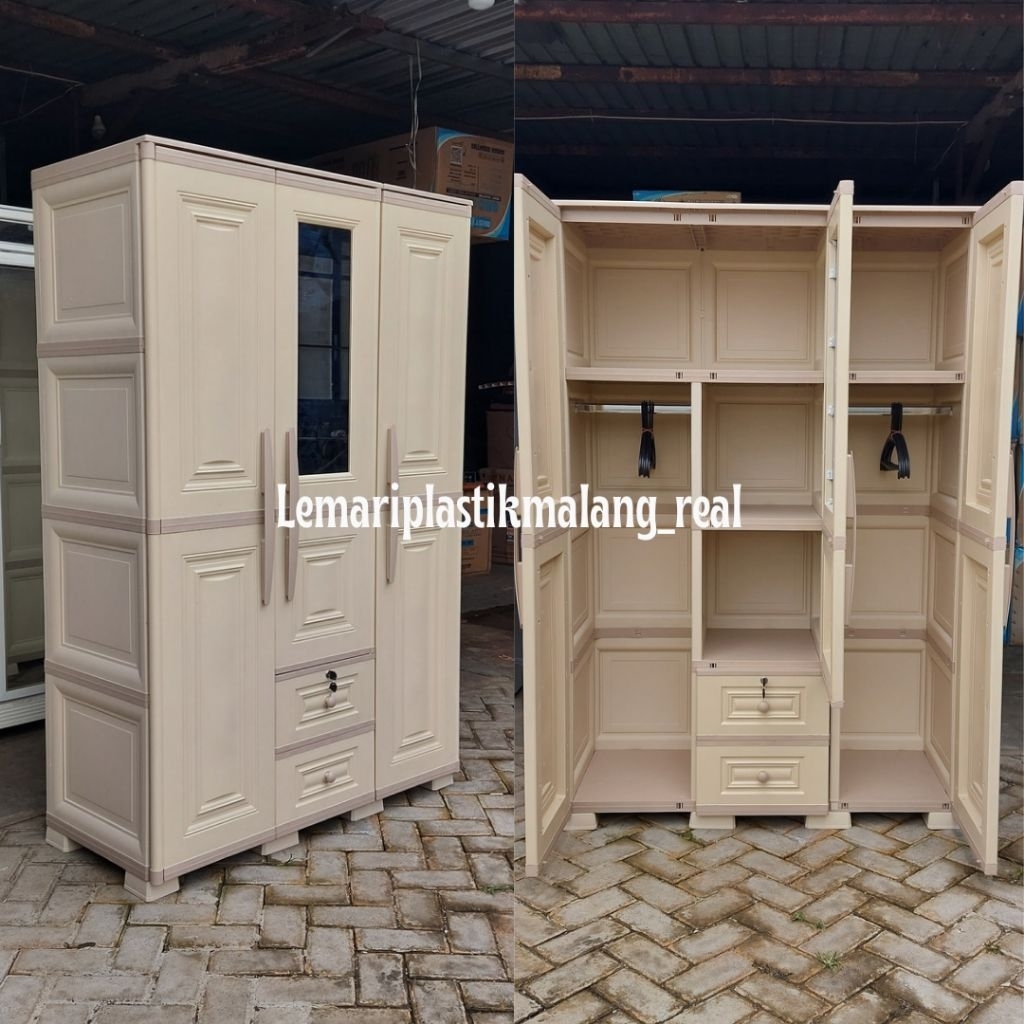 Lemari Olymplast 3pintu modern