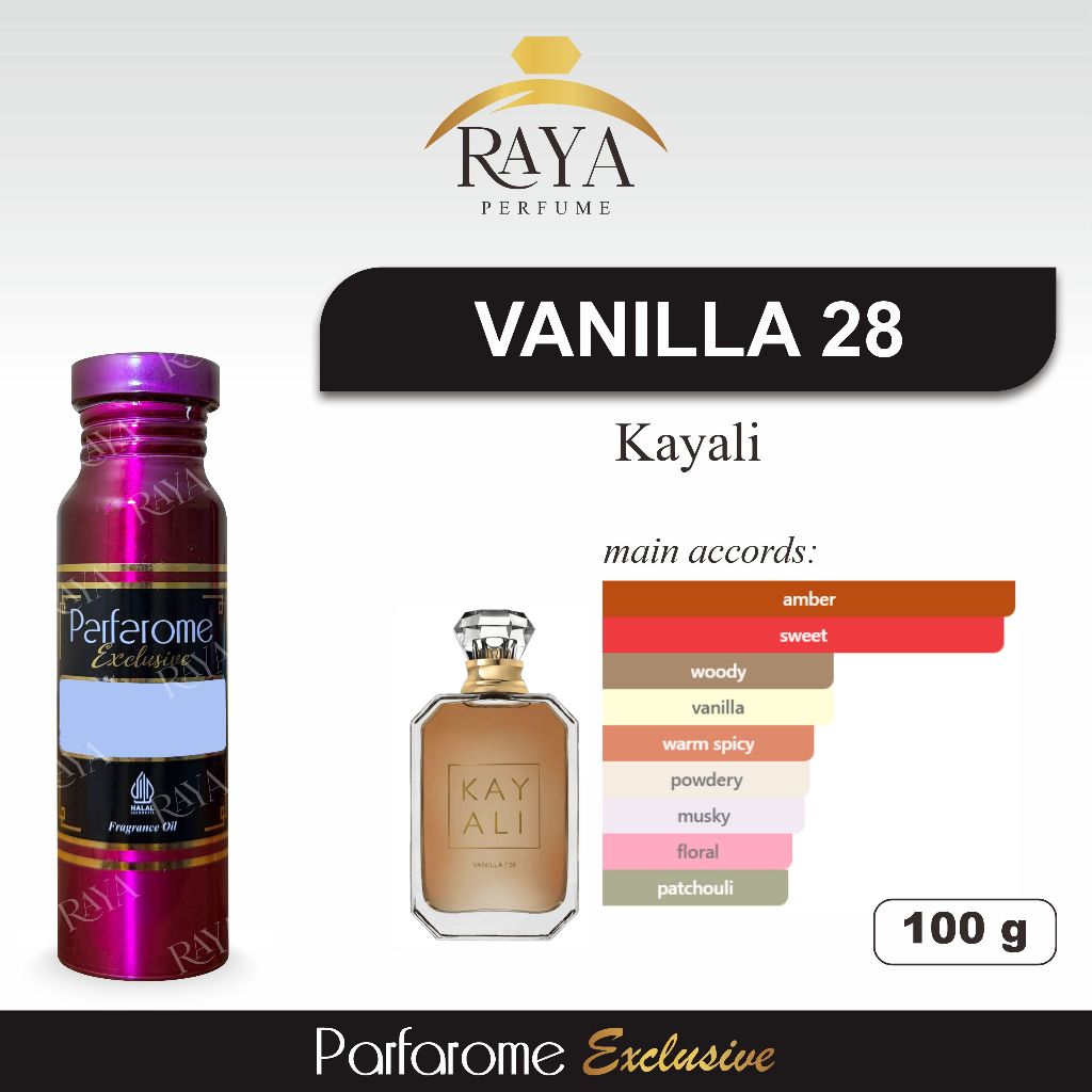 Vanilla 28 kayali bibit parfum Parfarome Exclusive 100 gr