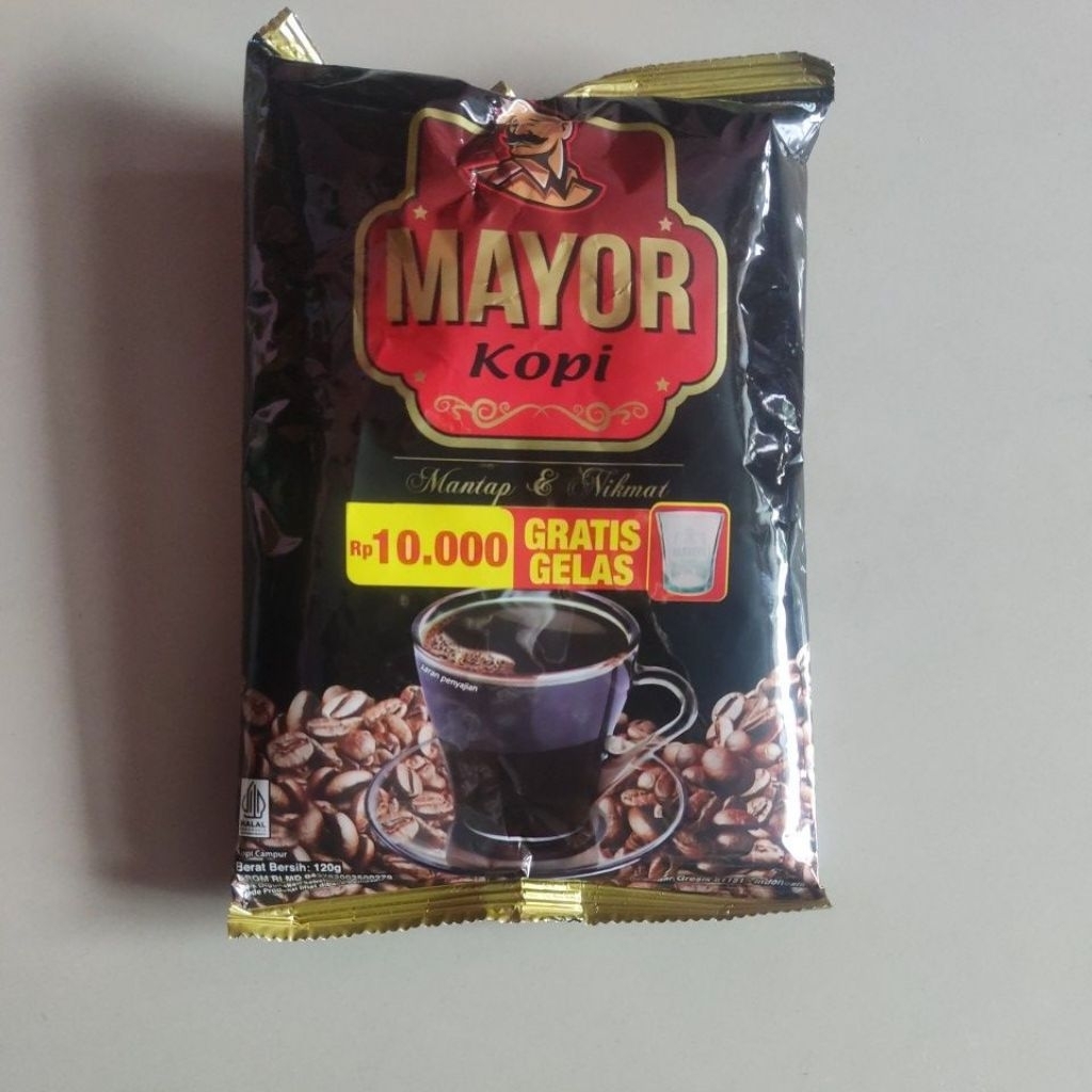 Kopi Bubuk Mayor 120g Minuman laki ngopi yuk Kopi Hitam