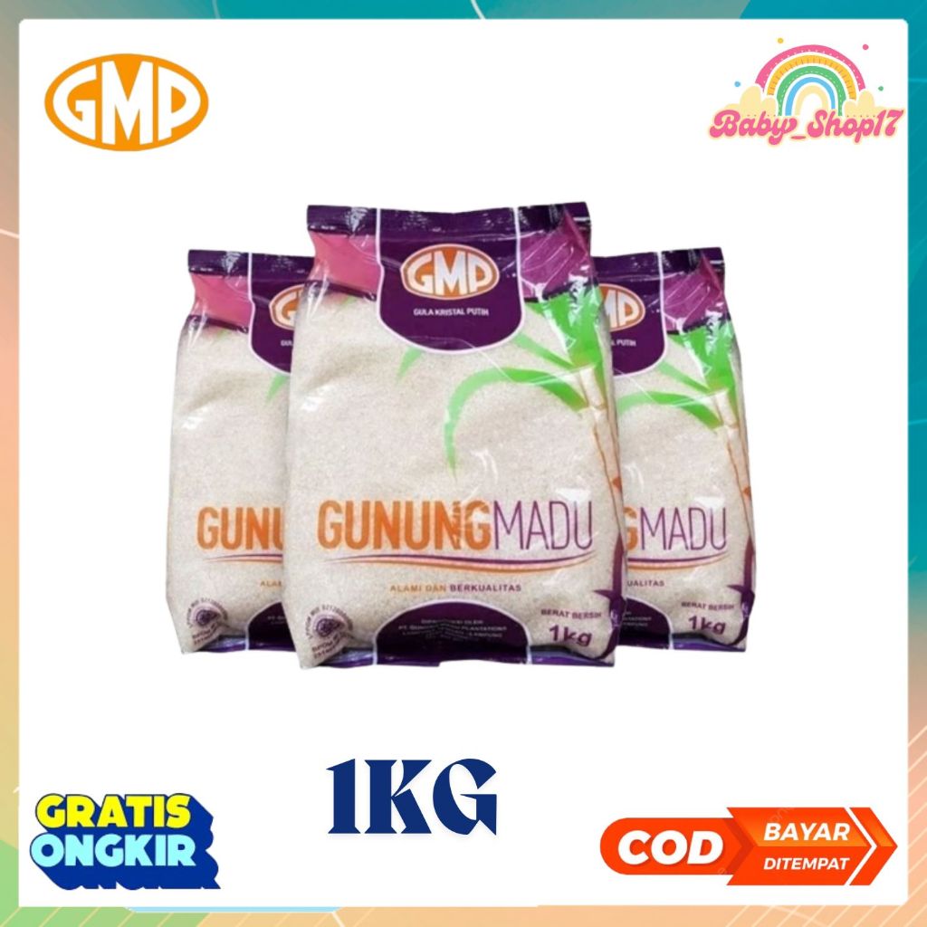 Gula Pasir Gunung Madu GMP 1kg / GMP Gula Pasir
