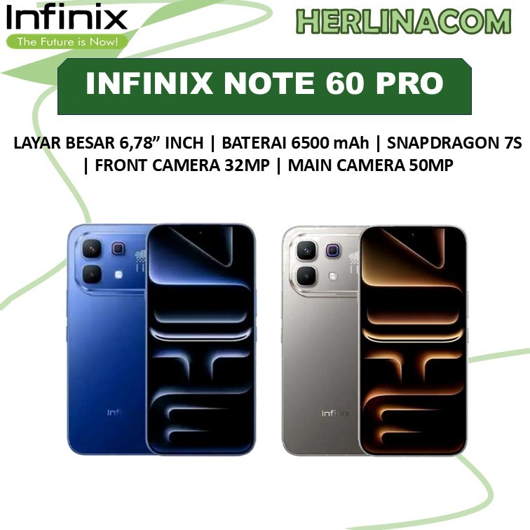 INFINIX NOTE 60 PRO 8GB 256GB | 12GB 256GB GARANSI RESMI