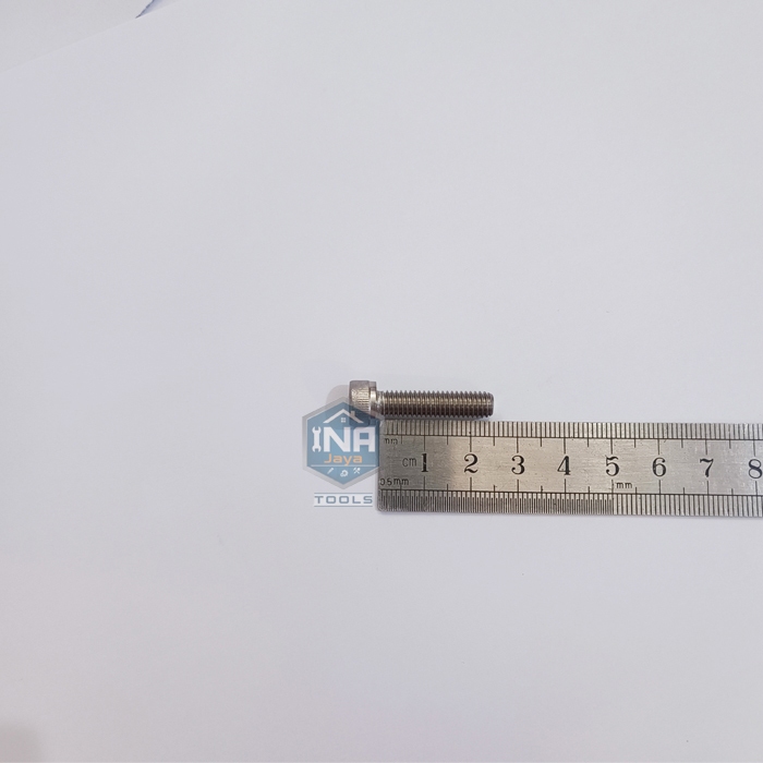 M6 x 25 Baut L Hex Head Socket Stainless 304 M6x25