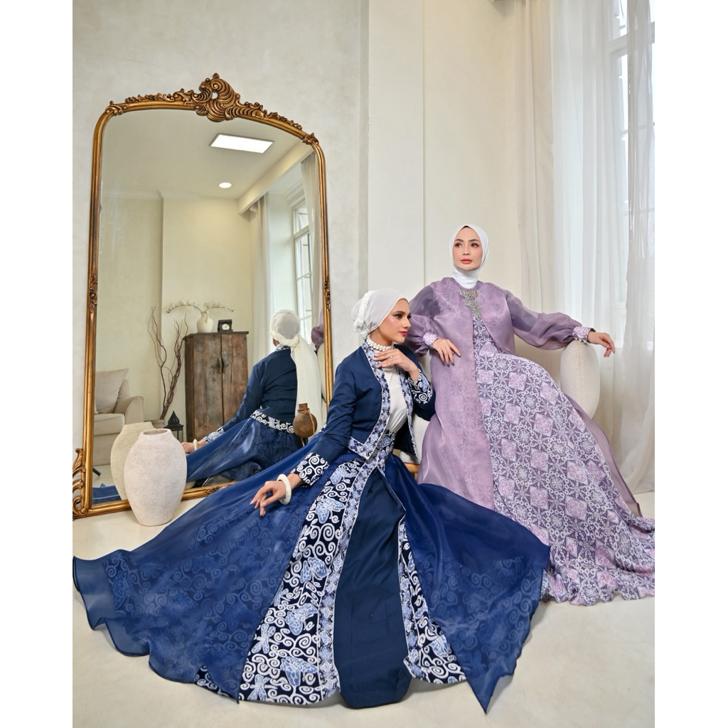 Klasik Klamben - Maharani set Dress&Outer Batik