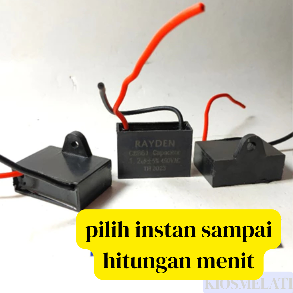kapasitor kipas angin cbb61 1.2UF 2.0UF 3.0UF