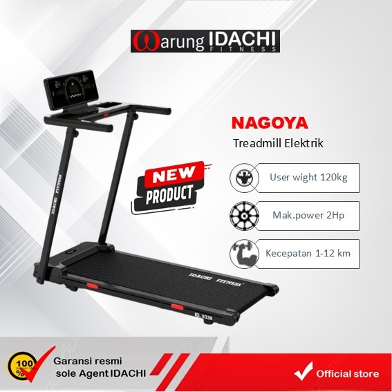 idachi treadmiil elektrik alat fitness olah raga cardio treadmill offecial store