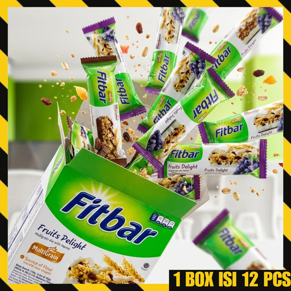 Fitbar 1 Box Isi 12 Pcs Snack Diet Protein Bar