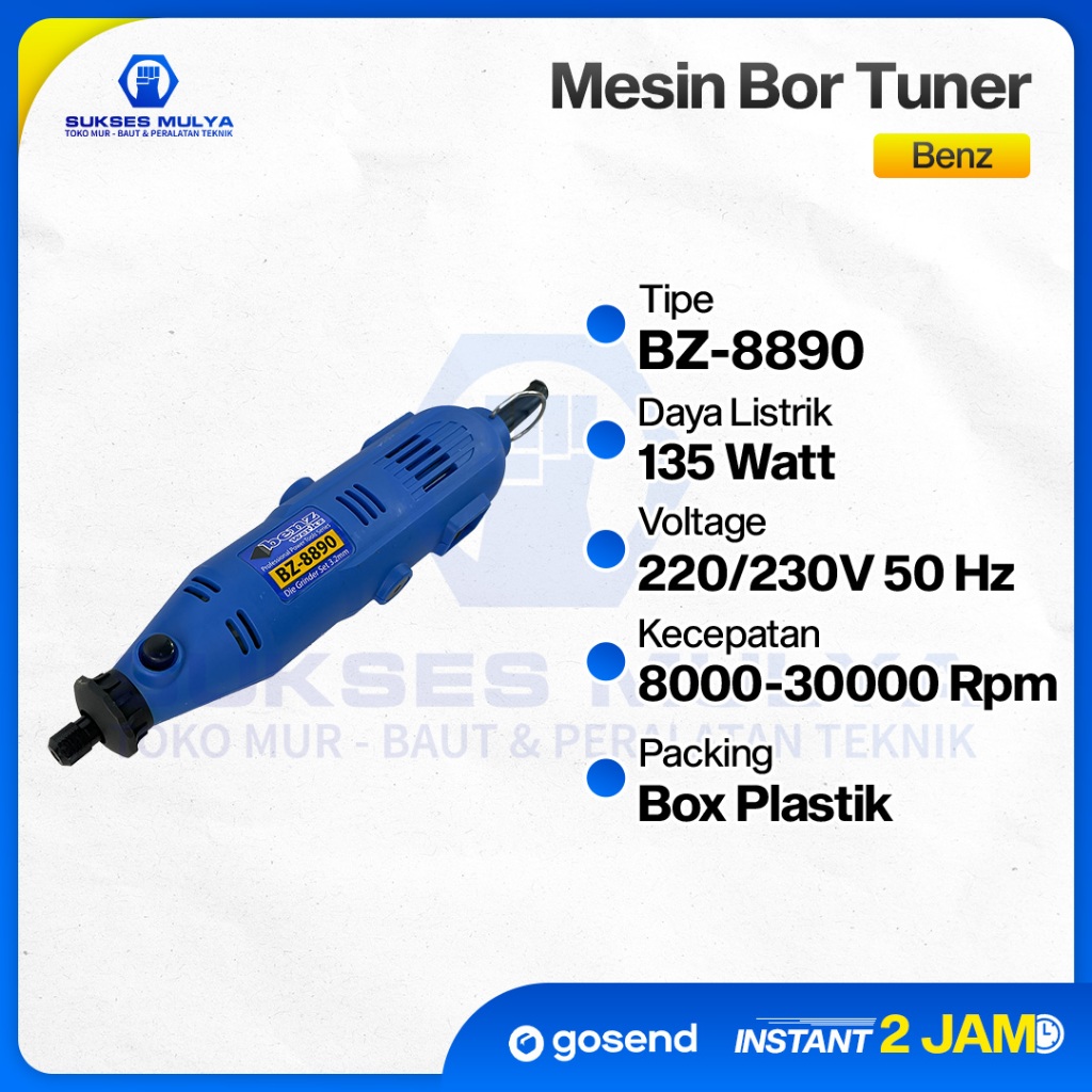 Mini Grinder Benz BZ8890 Bor Tuner Benz BZ-8890