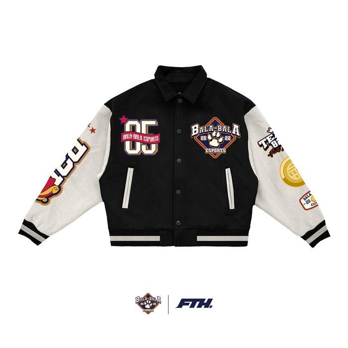 B2E x FTH "Inclusion Through Diversity" Varsity Leather Jacket