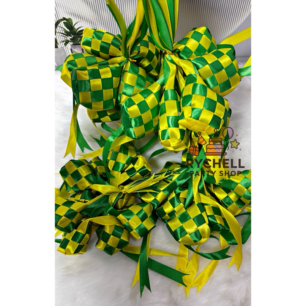 KETUPAT PITA LEBARAN | KETUPAT HIASAN LEBARAN IDUL FITRI | HIASAN KETUPAT RAMADHAN