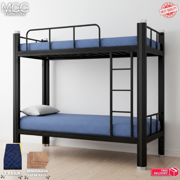 MGG Ranjang susun ranjang tingkat ranjang besi ,Ranjang Susun Besi 2 Tingkat | Divan Susun 2 Tingkat