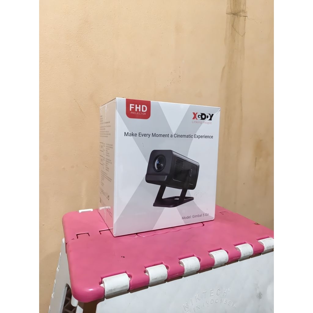 Lumiau_Boomaww Smart Proyektor Xgody Gimbal 5 Go () Barang Masih Segel