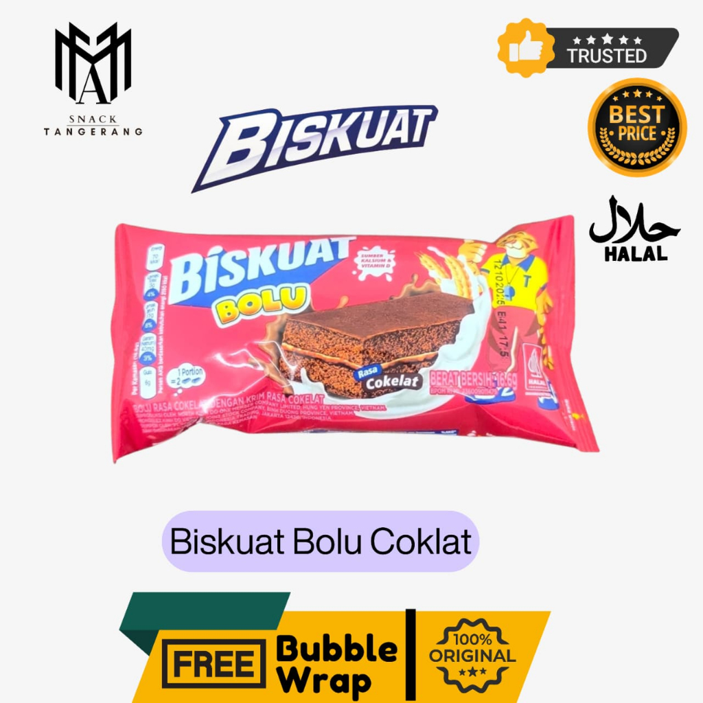 Biskuat Bolu Rasa Coklat 16 Gr - Satuan