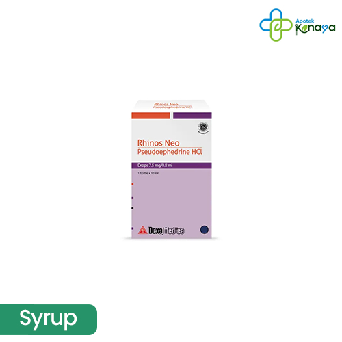 Apotek Kanaya - Rhinos Neo Obat Pilek Bayi 10 Ml