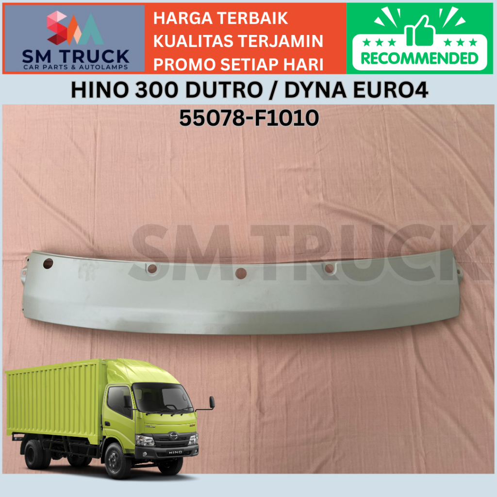 (E4) GARNISH FRONT PANEL COWL WIPER KEDOK DEPAN HINO 300 DUTRO / TOYOTA DYNA EURO4 2022-UP TOTOK DAD