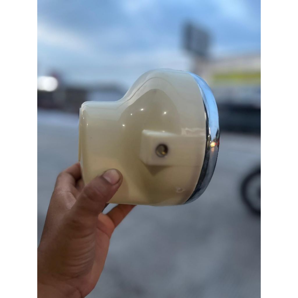 BATOK LAMPU DEPAN GL 100 GL 125 79 STYLE BATOK LAMPU DEPAN HONDA GL 100 BULAT 1979 GADING TEBAL
