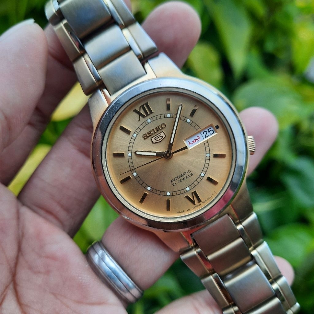 Seiko 5 Automatic SNKA24K1 Gold 7s26-02N0 SNKA24