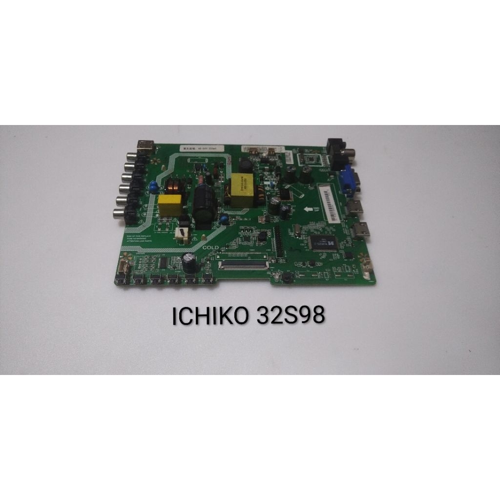 Mb tv ichiko s3298 mainboard mesin tv ichiko s3298