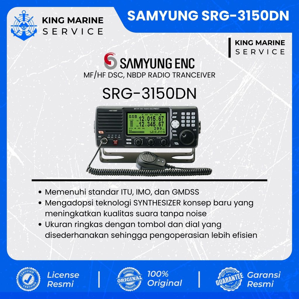 SAMYUNG SRG-3150DN MF/HF DSC, NBDP RADIO TRANCEIVER