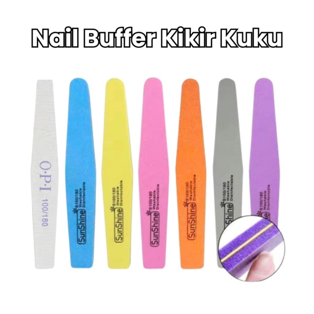 Nail Buffer / Kikis Kuku / Kikir Kuku / OPI Buffer 100/180 nail art