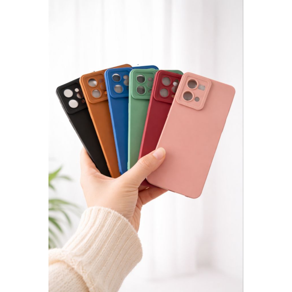 SOFT CASE PRO CAMERA REALME C1 C2 C3 C11 C12 C15 C17 C55 MACARON CANDY CASE PELINDUNG KAMERA