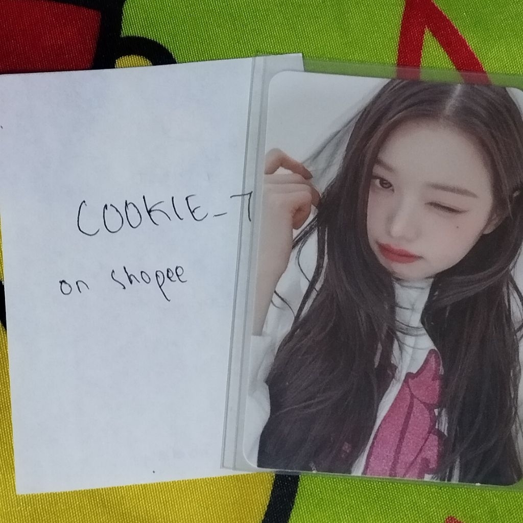 Photocard Jang Wonyoung Benefit IVE I've Hoodie