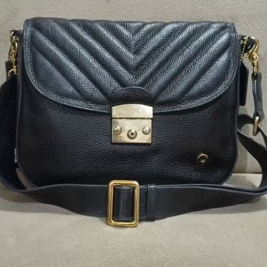 TAS SELEMPANG PAPILLON SEKEN WARNA HITAM MULUS