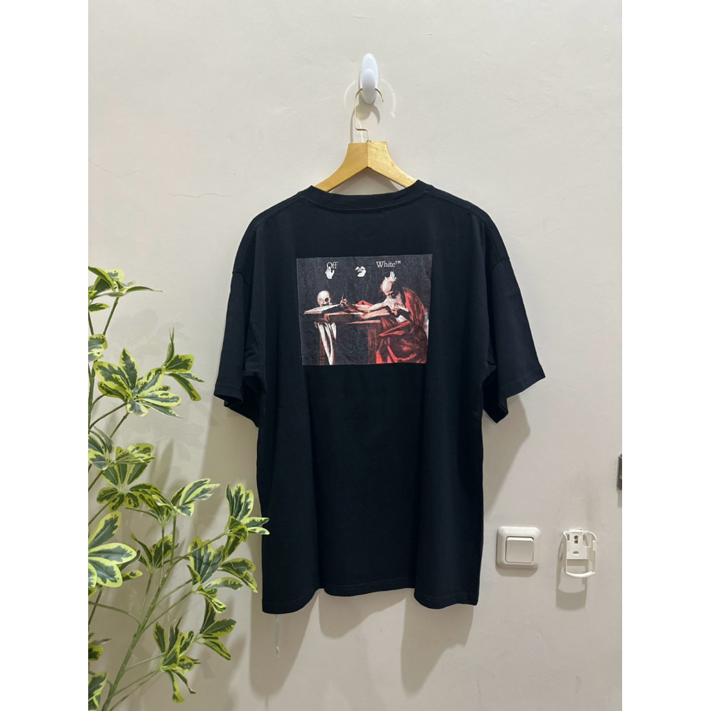 Tshirt Kaos Off White Saint Jerome Caravaggio - Virgil Abloh Second Preloved